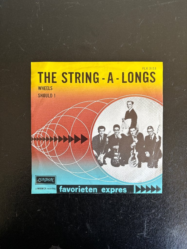 The String-A-Longs - Wheels / Should I - 1965 - NL persing, Ophalen of Verzenden, Gebruikt, 7 inch, Rock en Metal