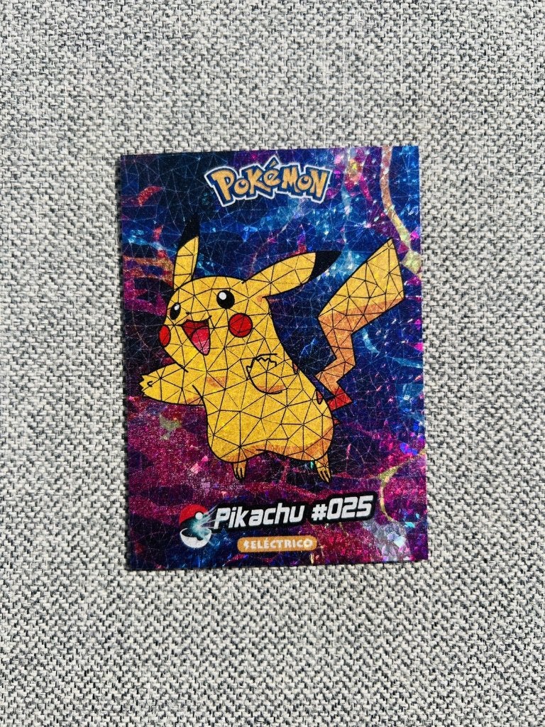 Pikachu 025 Johto Card Top Collection Promo Pokemon, Verzenden, Zo goed als nieuw, Losse kaart, Foil