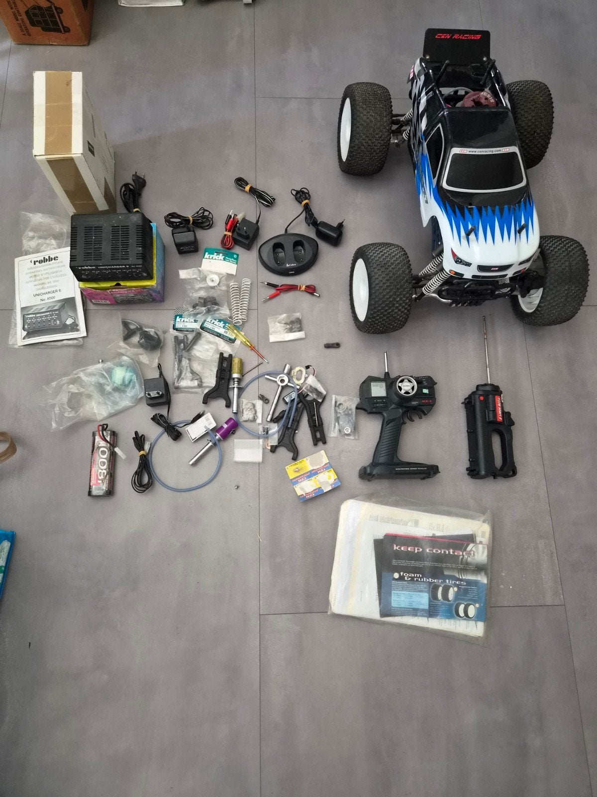 CEN racing nemesis 7.7 race wagen., Ophalen of Verzenden, Gebruikt