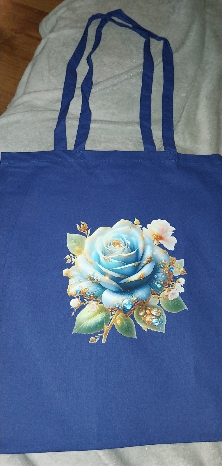 Nieuwe katoenen tas met rozenprint, Ophalen of Verzenden
