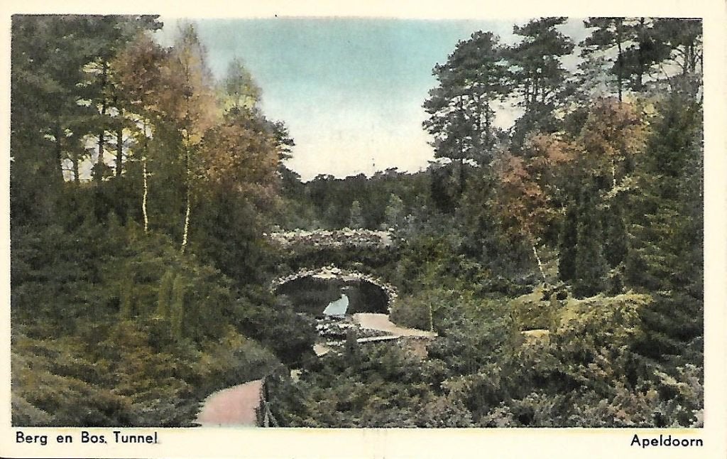 Apeldoorn- -Berg en Bos. Tunnel., Verzenden, 1940 tot 1960, Gelopen, Gelderland