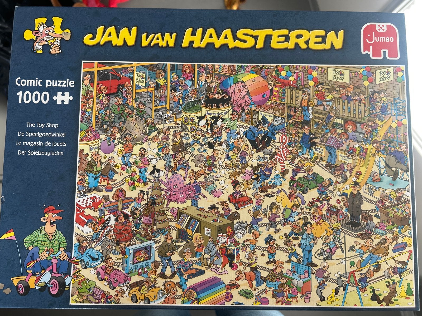 Jan van Haasteren - De Speelgoedwinkel 1000 stukjes, Ophalen, 500 t/m 1500 stukjes, Zo goed als nieuw, Legpuzzel
