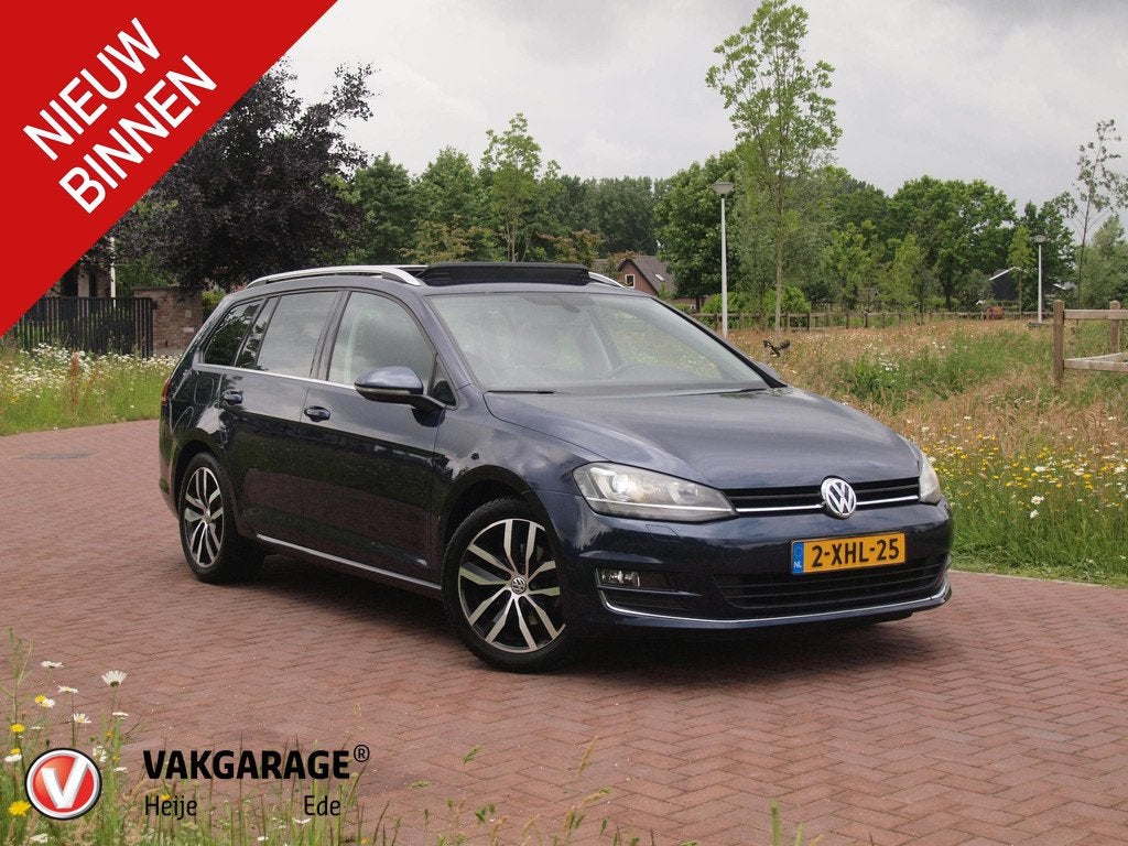 Volkswagen Golf Variant 1.4 TSI Highline | Panoramadak | Cam, Euro 5, Gebruikt, Zwart, 4 cilinders