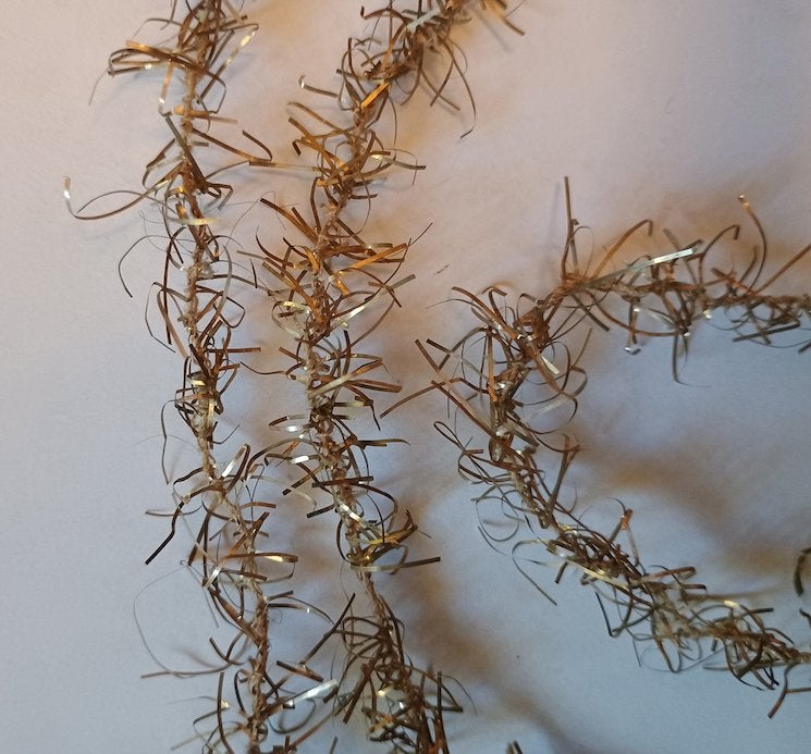 oude kerstslinger tinsel, 110 cm, ca 1910, Ophalen of Verzenden