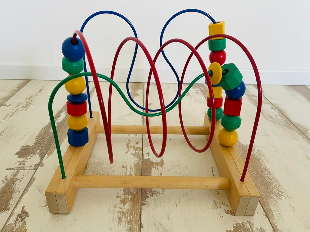 IKEA kralenspiraal, Kinderen en Baby's, Speelgoed | Houten speelgoed, Ophalen, Gebruikt