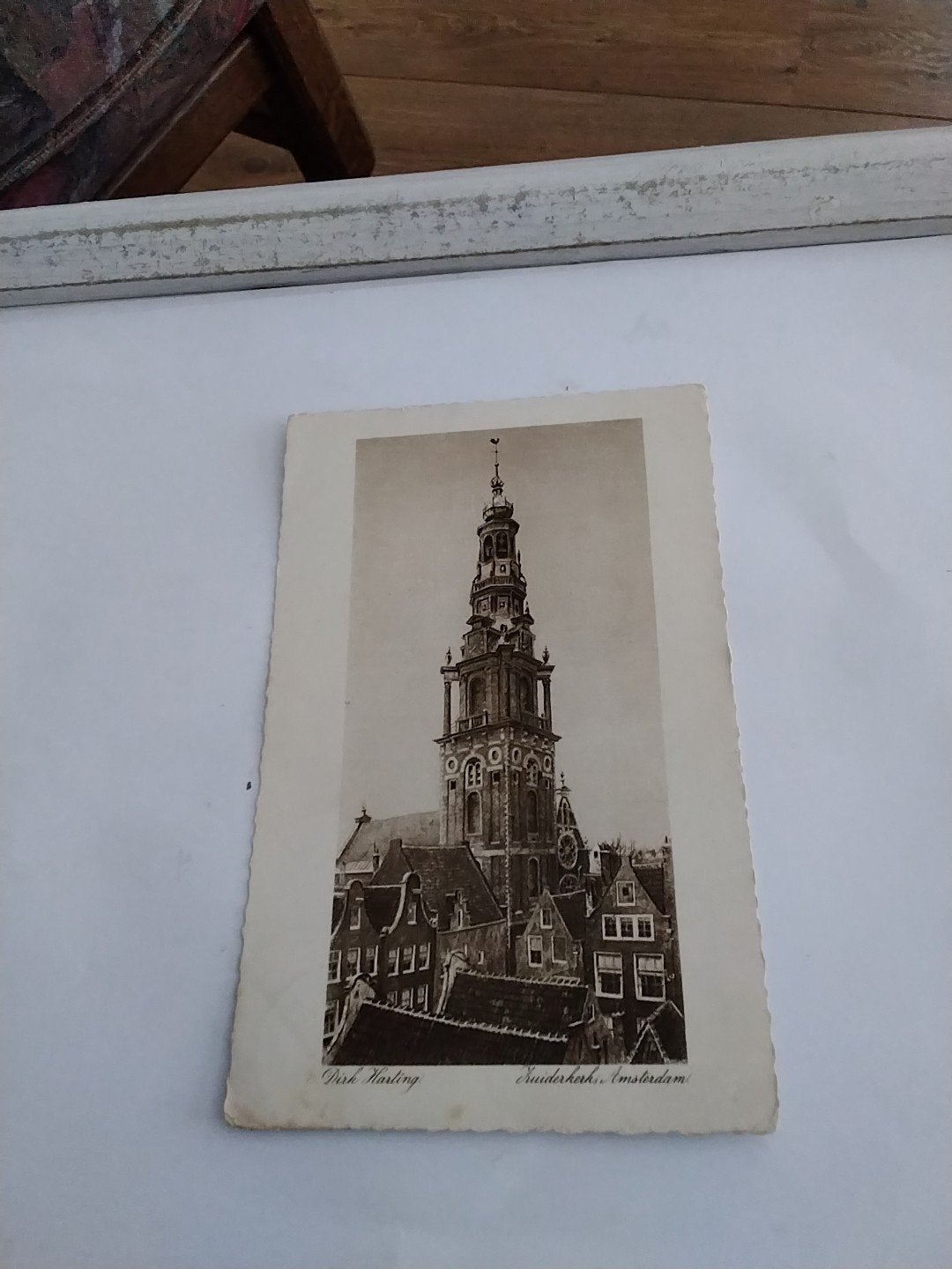 Oude Ansichtkaart  Zuider Kerk, Amsterdam - Dirk Harting, Verzamelen, Ophalen of Verzenden, Voor 1920, Noord-Holland