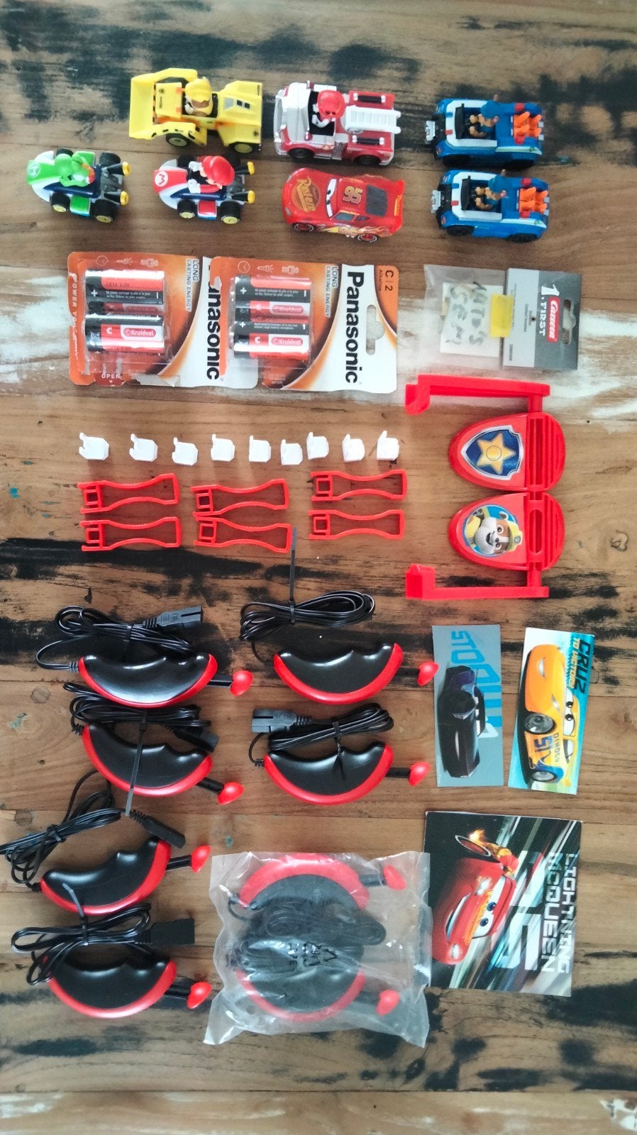 Mario Kart Racebaan Set - 4 Banen, 7 Auto's en Accessoires, Ophalen, Gebruikt, Elektrisch, Overige merken