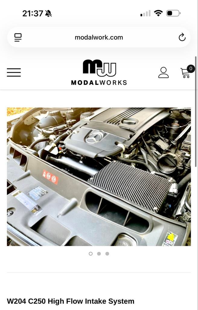 Cold air intake mercedes m271 1.8t w204 w212, Ophalen of Verzenden, Nieuw, Mercedes-Benz