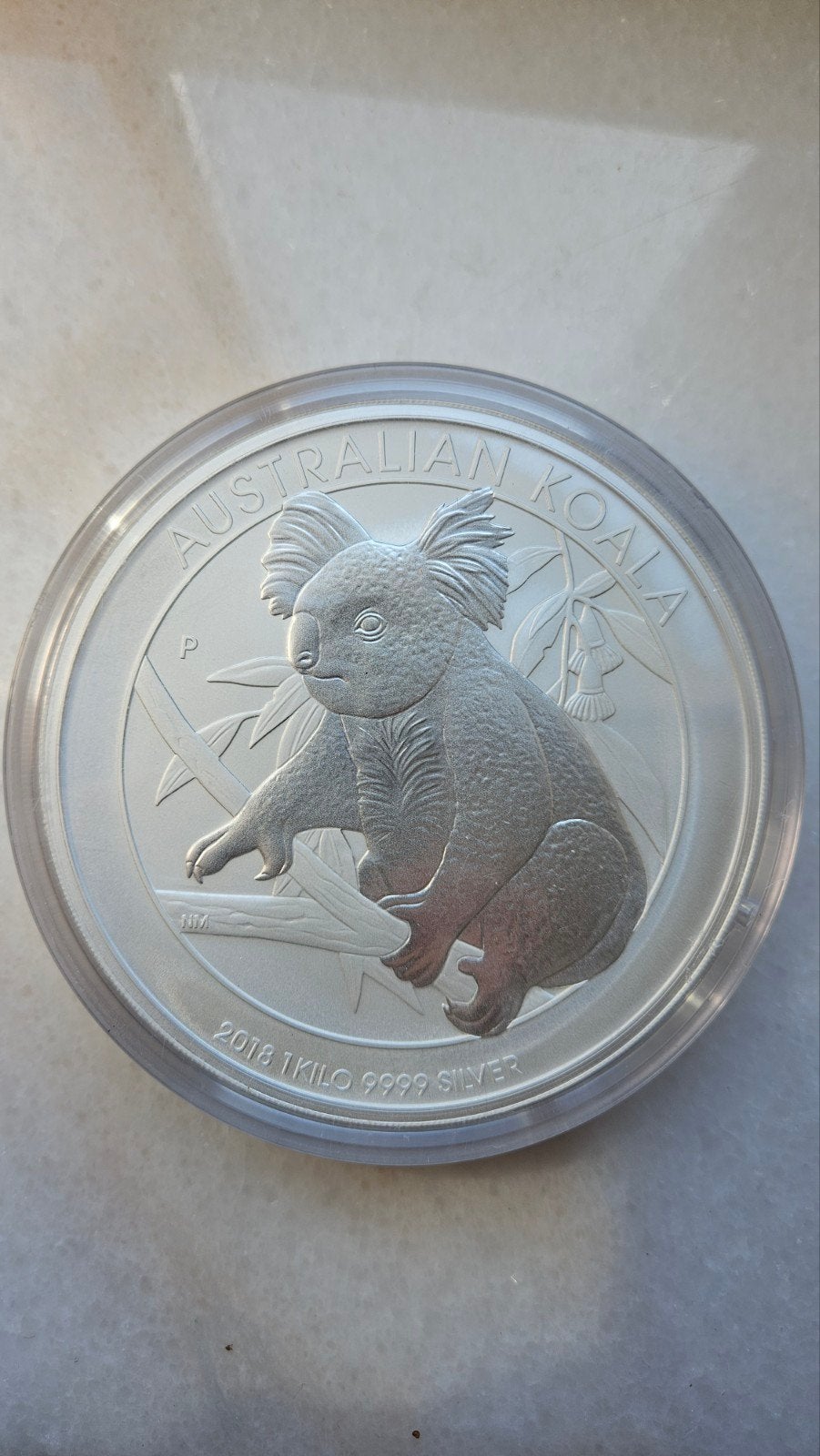 1 kilo koala 2018, Postzegels en Munten, Ophalen of Verzenden, Zilver
