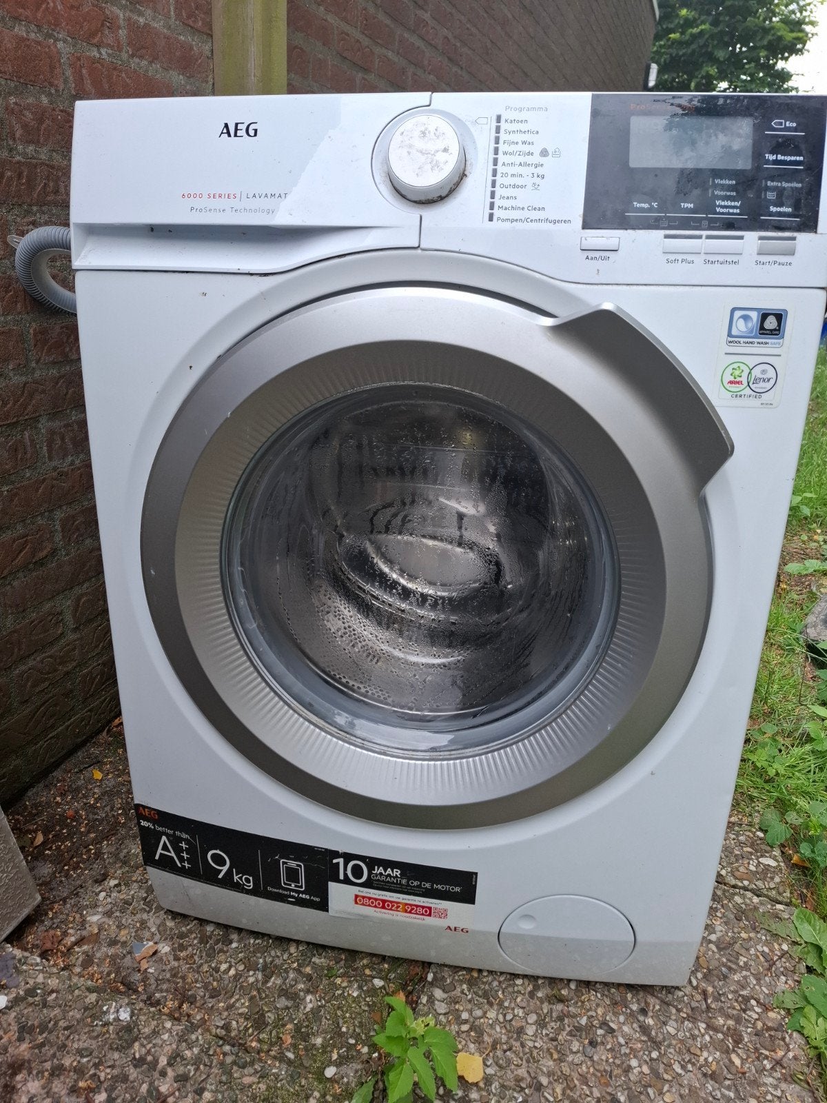Aeg wasmachine E10 storing
!, Witgoed en Apparatuur, Ophalen, 1200 tot 1600 toeren, Gebruikt, 8 tot 10 kg