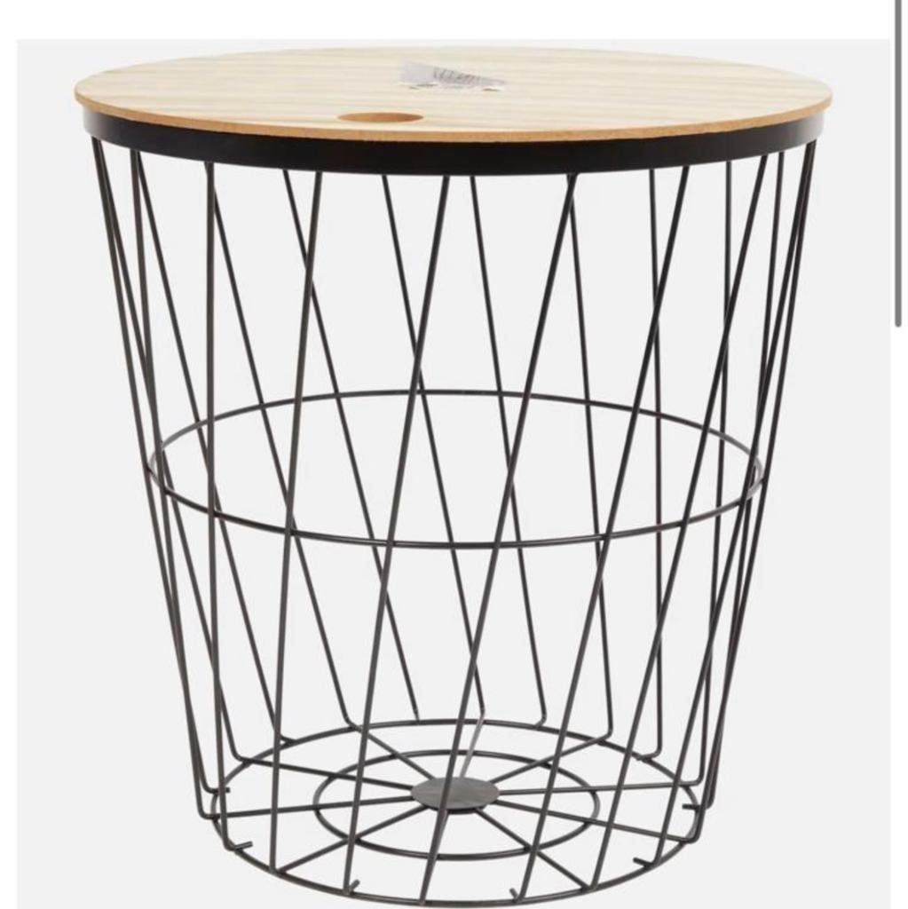 Bijzettafel/opbergmand, Ophalen, Minder dan 55 cm, Zo goed als nieuw, 60 cm of meer