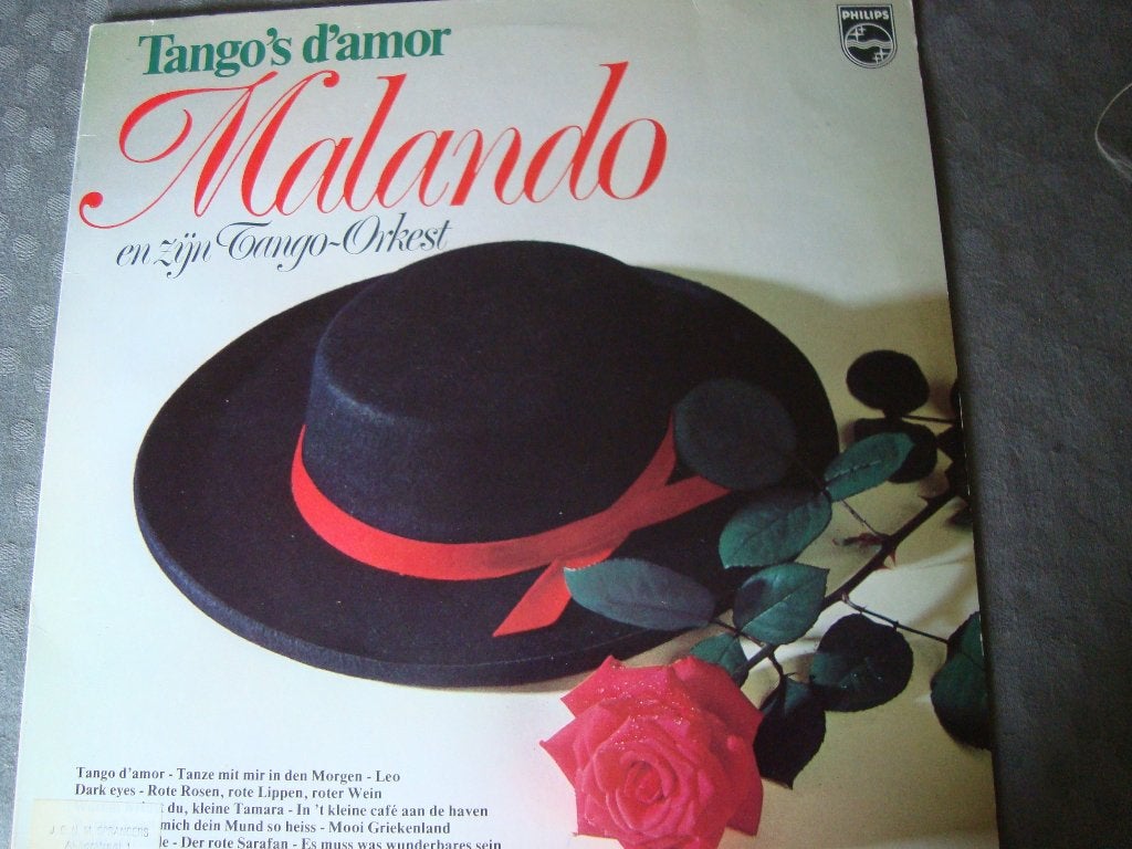 Malando en zijn tango orkest, Cd's en Dvd's, Ophalen of Verzenden, Zo goed als nieuw, 12 inch