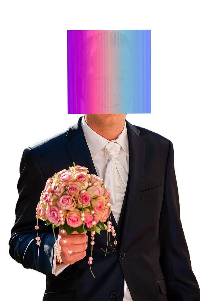Trouwpak van Immediate, Ophalen, Blauw, Zo goed als nieuw, Immediate