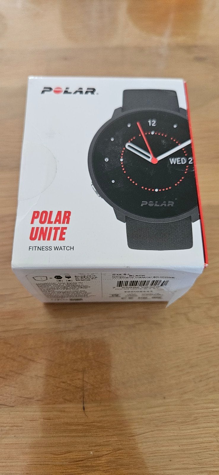 Polar Unite Fitness Watch - Maat S-L, Gebruikt, Zwart, Ophalen of Verzenden, Waterdicht