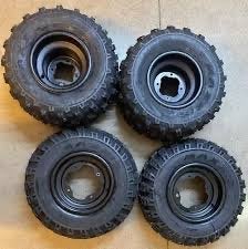 Set van 4 nieuwe banden met velgen yamaha quads, Ophalen, Gebruikt, Overige, Banden en Velgen