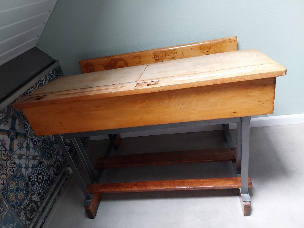 Schoolbank, Ophalen, Overige typen, Gebruikt, 110 cm