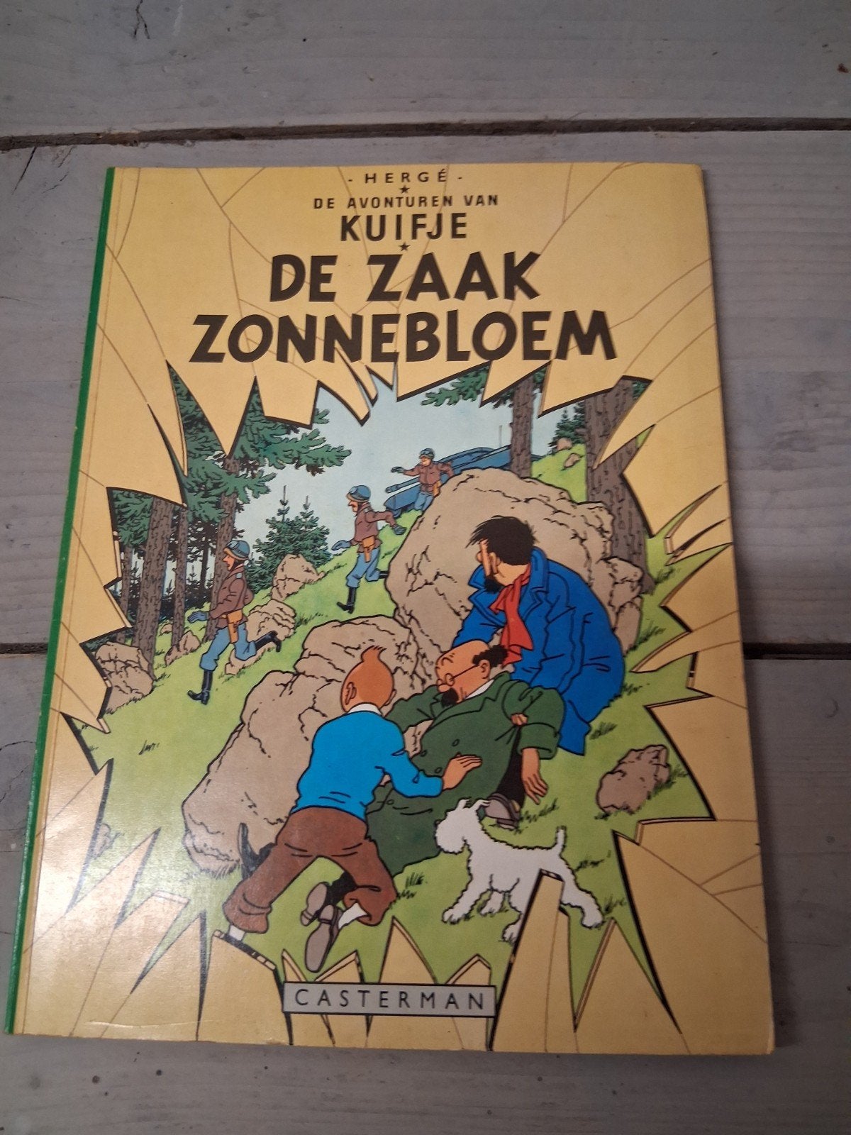 Kuifje de zaak zonnebloem 1956, Boeken, Eén stripboek, Ophalen of Verzenden