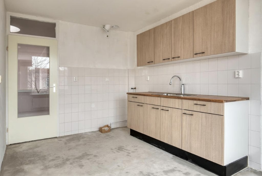 Keukenblok - Bribus, Huis en Inrichting, Ophalen, Gebruikt, Bruin, Enkelwandige keuken