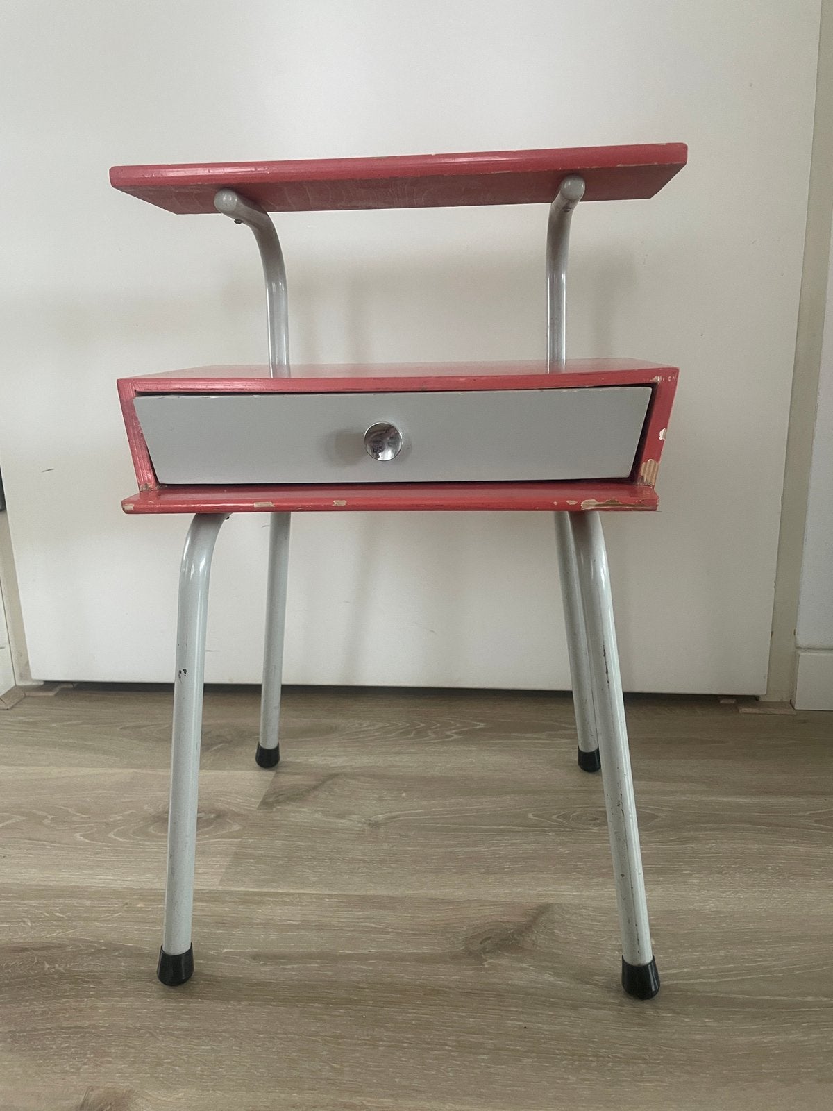Vintage nachtkastje Wim Rietveld Auping jaren 50, Ophalen, Gebruikt, Minder dan 45 cm