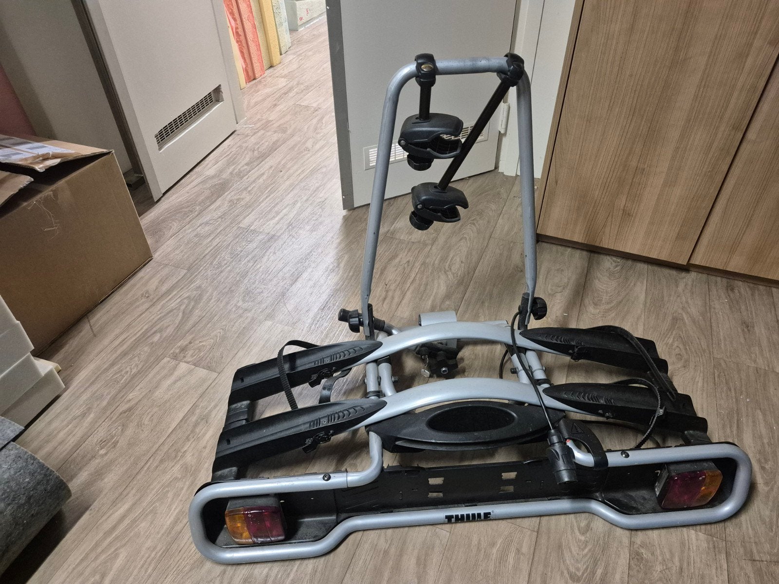 fietsendrager thule euroway 945, Auto diversen, Fietsendragers, Ophalen, Gebruikt, Brede banden, 2 fietsen