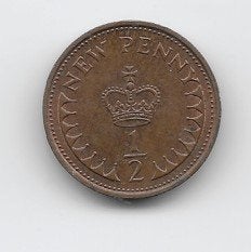 Verenigd Koninkrijk ½ new penny 1971 KM# 914, Verzenden, Overige landen, Losse munt
