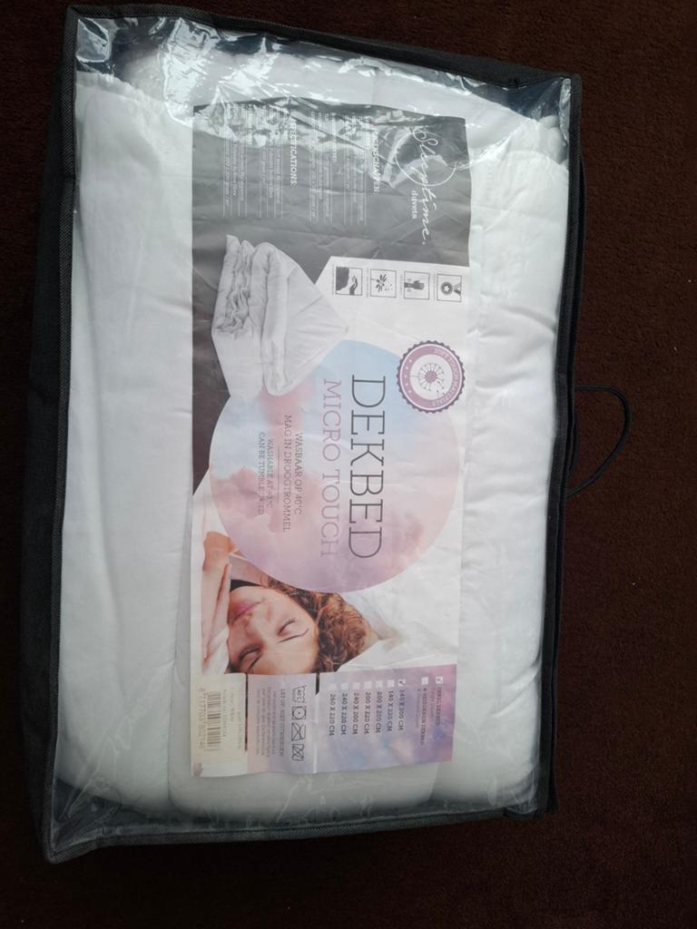 Sleeptime Dekbed Micro Touch - Eenpersoons - Nieuw, Ophalen, Nieuw, Eenpersoons, Deken of Dekbed