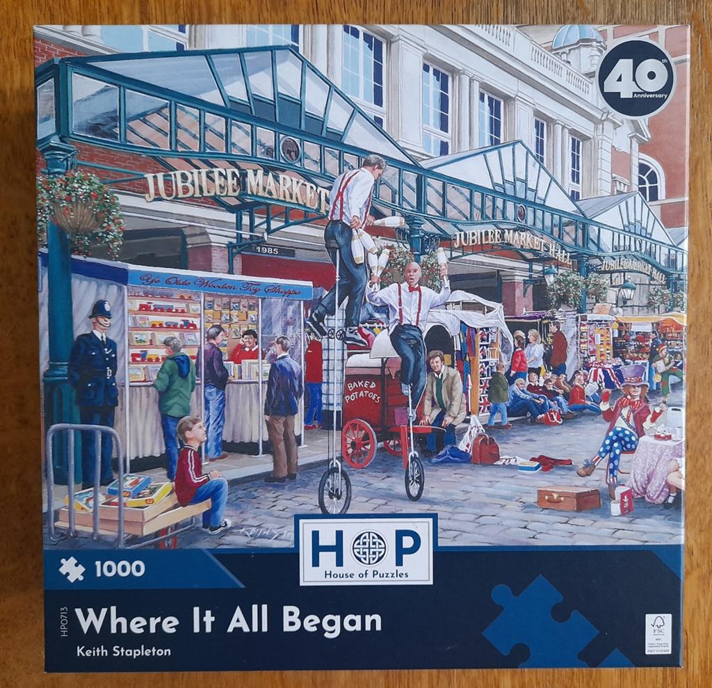 Puzzel HOP Where it all began 1.000 stukjes, Ophalen of Verzenden, 500 t/m 1500 stukjes, Zo goed als nieuw