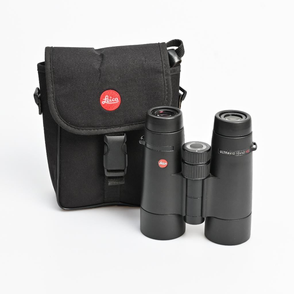 Leica Ultravid HD-plus 10x42, Gebruikt, Dakkant (recht), Ophalen of Verzenden, 8 tot 12x