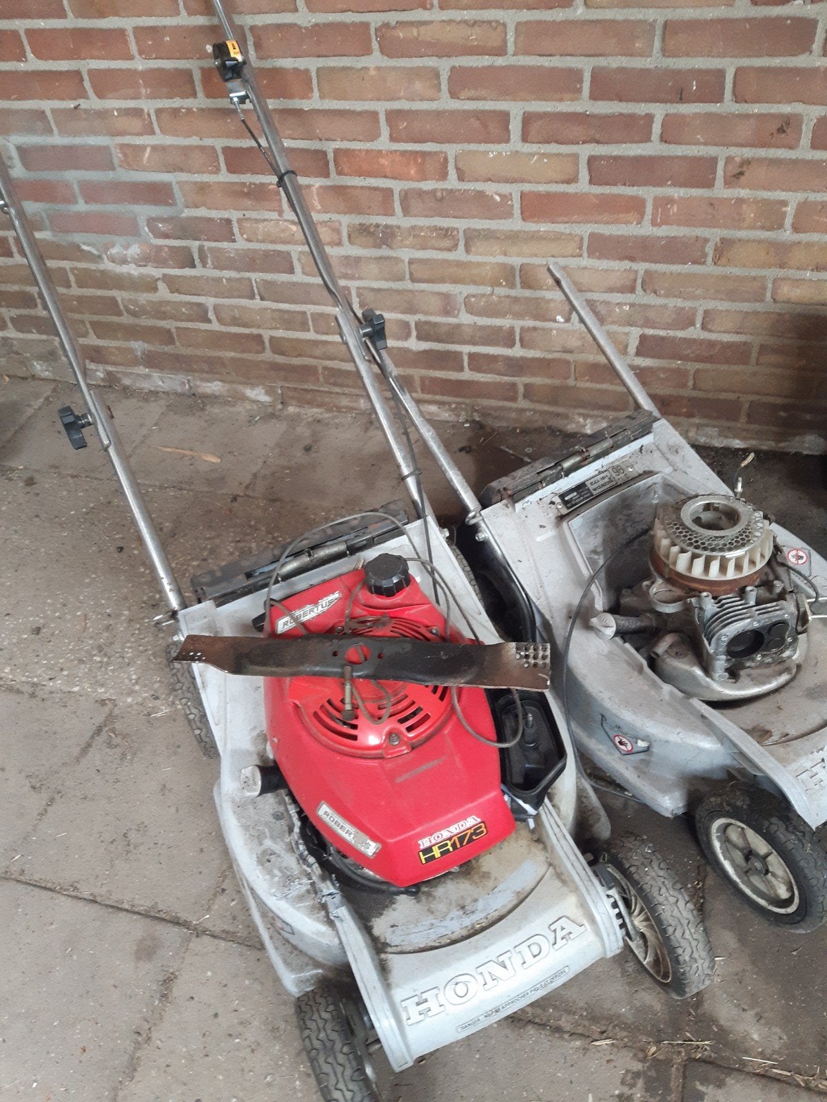 grasmaaier loopt niet, Honda grasmaaier, Gebruikt, Minder dan 30 cm, Ophalen of Verzenden