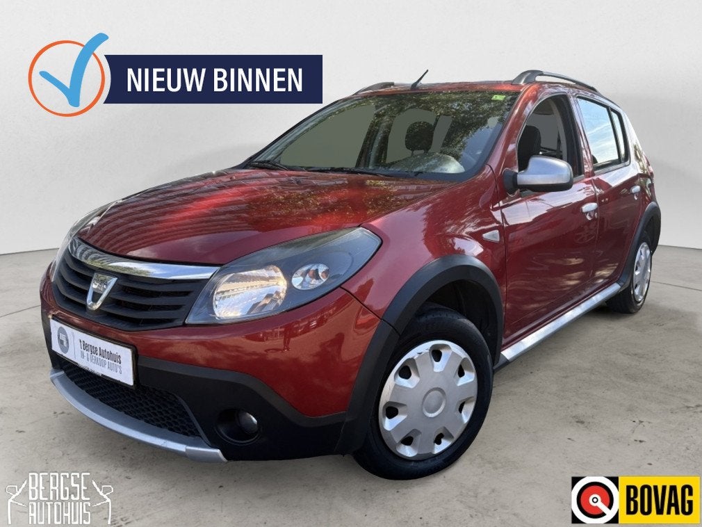 Dacia Sandero 1.6 Stepway Airco Elek. Ramen Trekhaak BT, Auto's, Dacia, 4 cilinders, 14 km/l, Bedrijf, Handgeschakeld