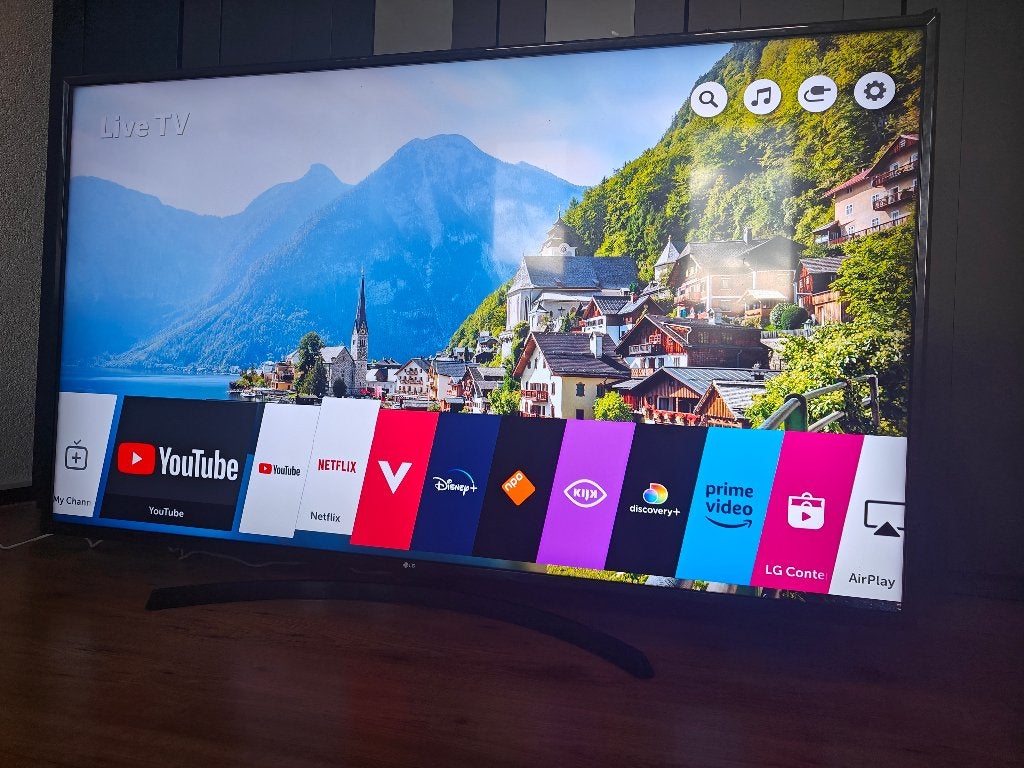 LG 65 inch 4K UHD smart tv, Ophalen, LED, 50 Hz, Zo goed als nieuw