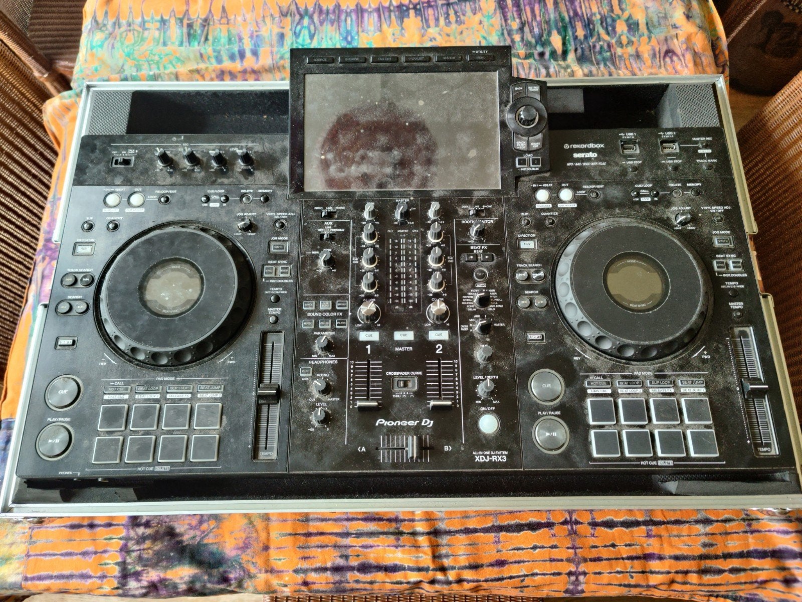 Pioneer DJ XDJ-RX3 DJ-set met flightcase, Ophalen, Gebruikt, Dj-set, Pioneer
