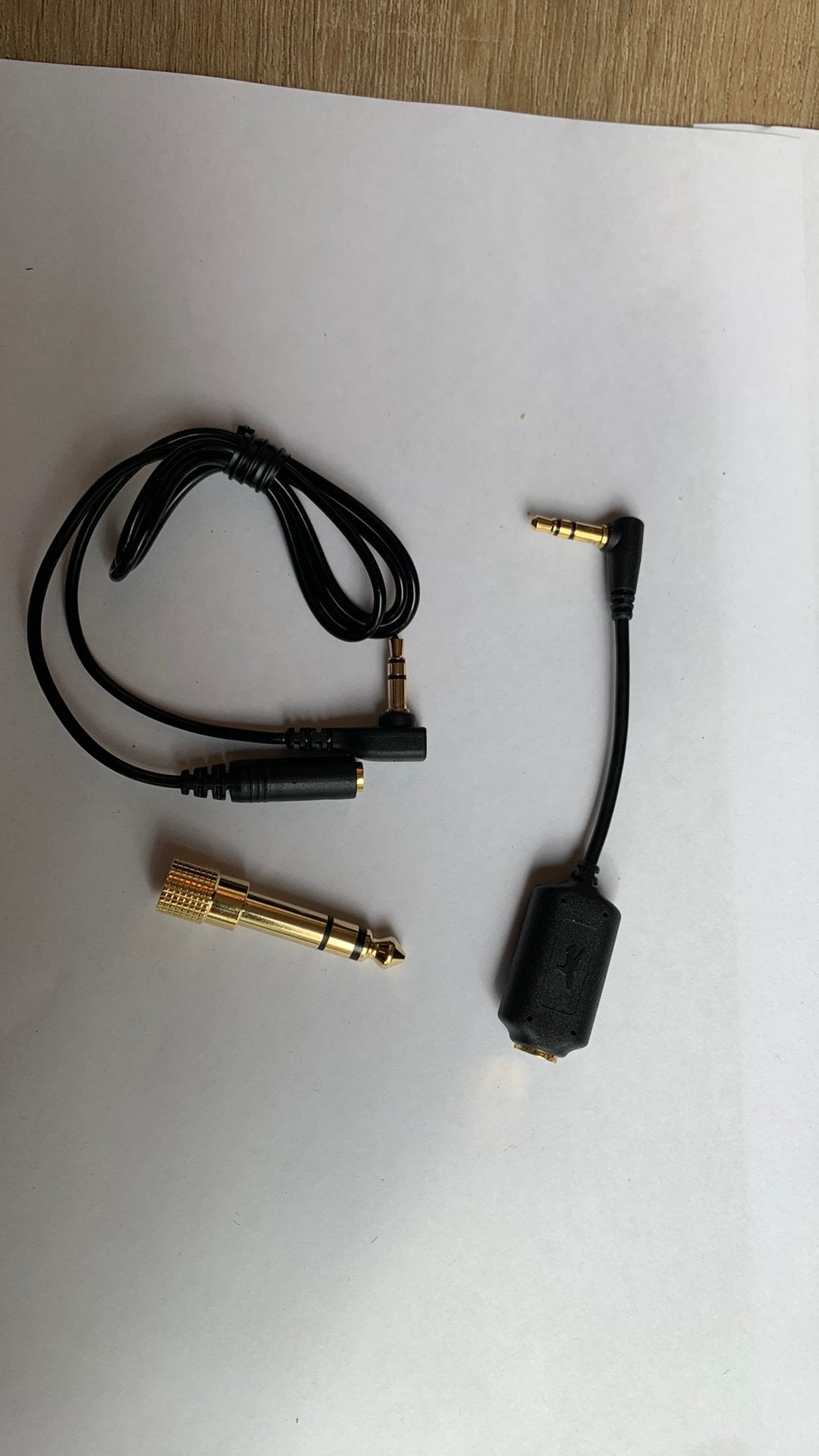 Jack adapter met vergulde verloopstekker, Ophalen of Verzenden, Zo goed als nieuw, Minder dan 2 meter, Overige kabels