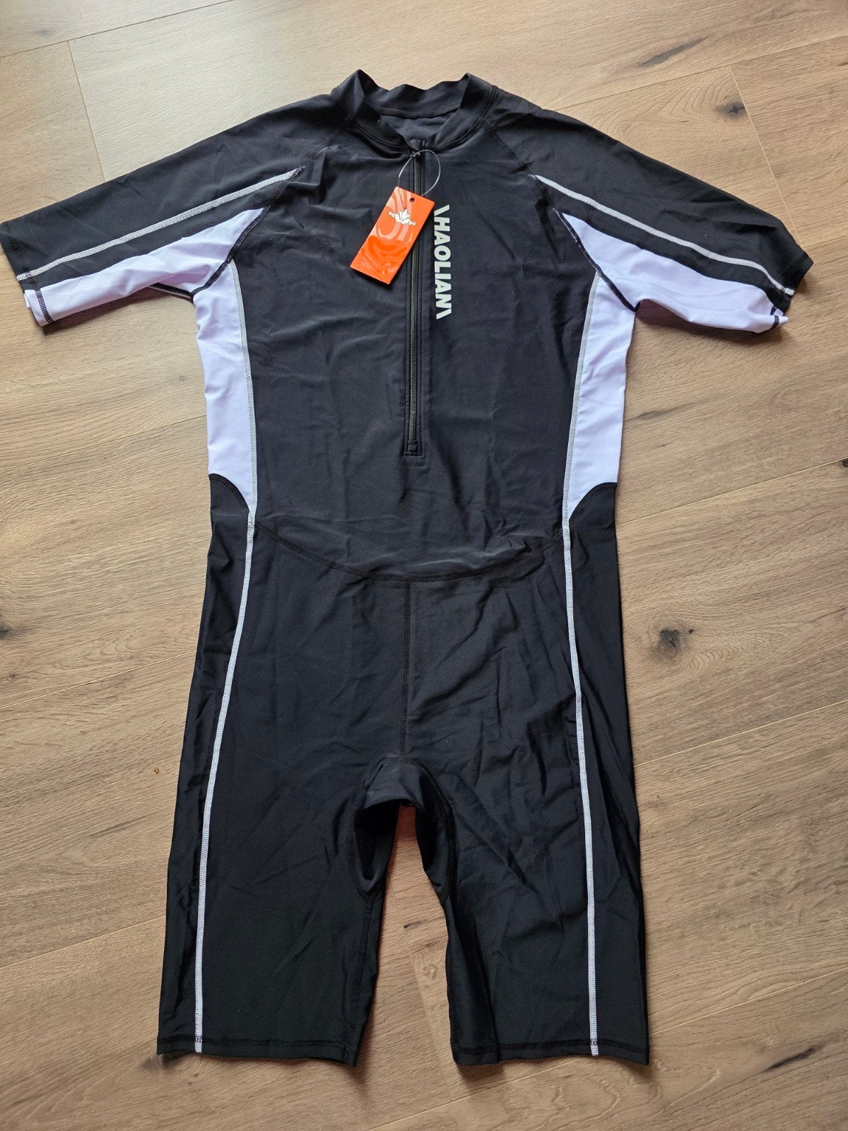 Wetsuit Heren Maat XL - Zwart/Wit, Ophalen of Verzenden, Maat 56/58 (XL), Zwart, HAOLIAN