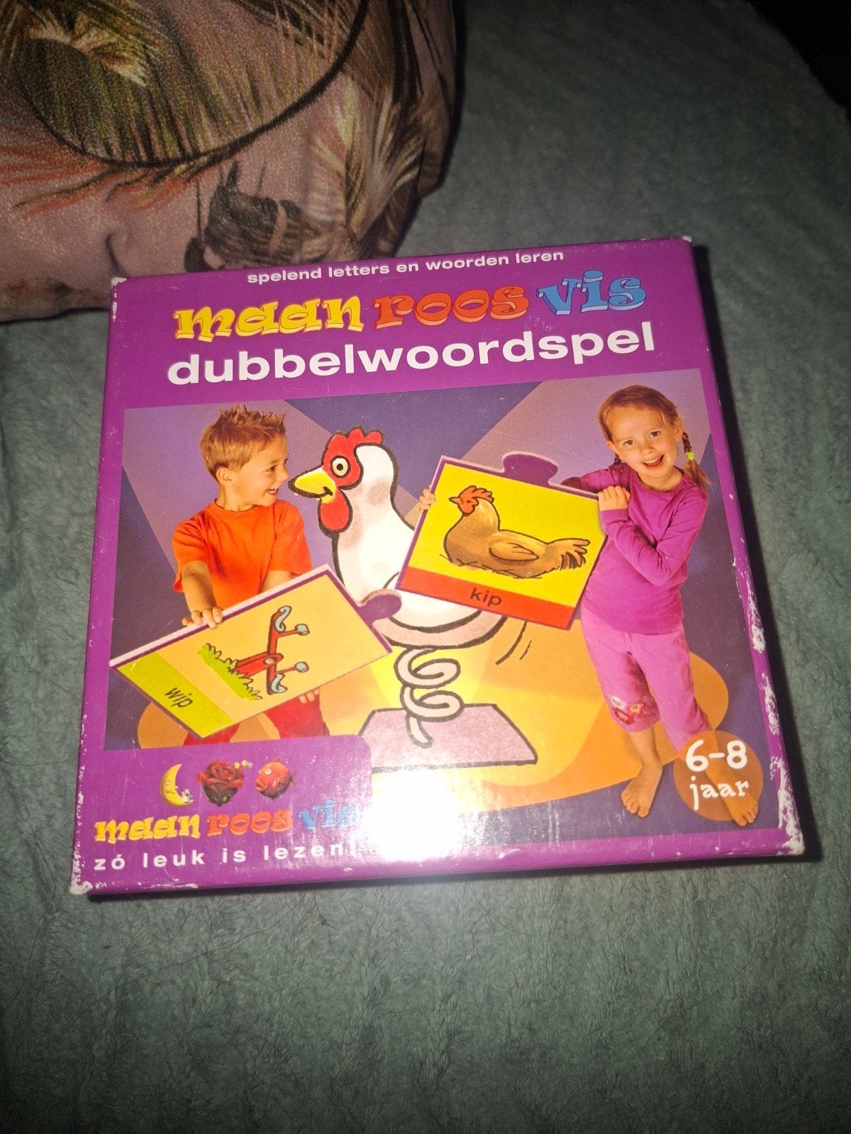 Maan roos vis dubbelwoordspel, Ophalen of Verzenden