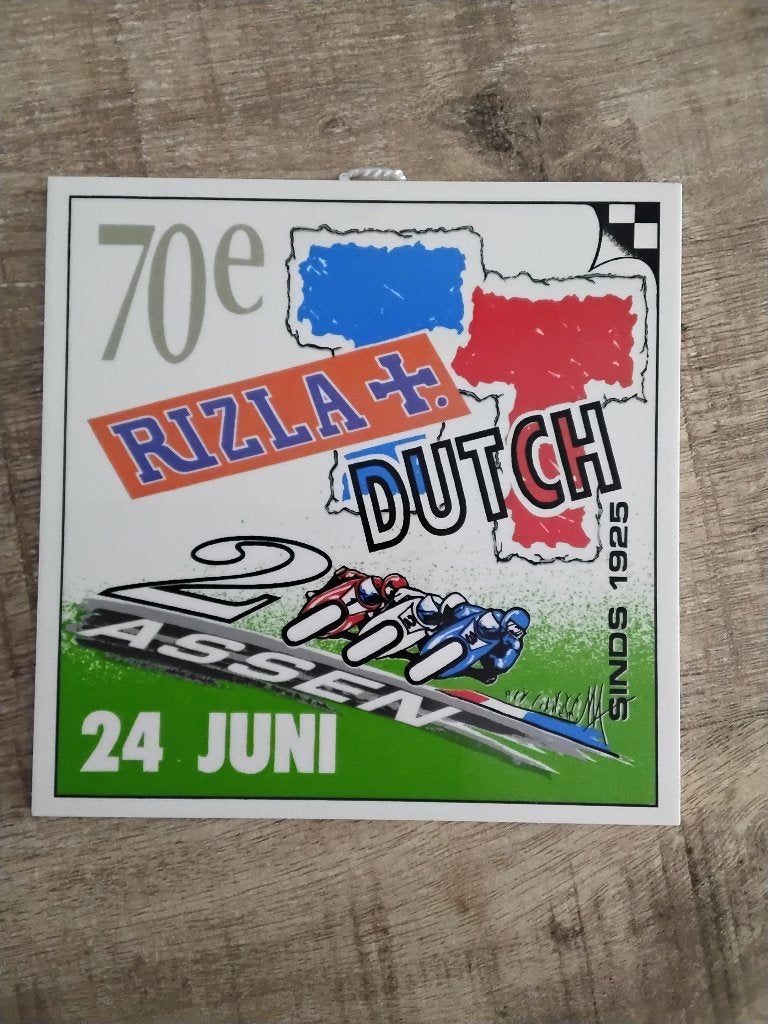 70e TT assen tegel 2000, Ophalen of Verzenden, Nieuw, Motoren