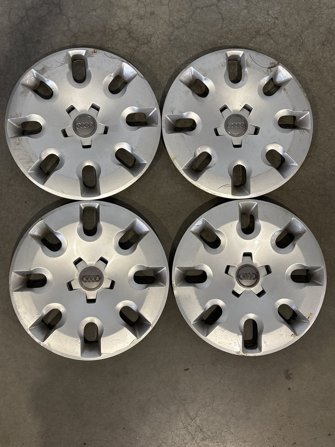Wieldop Audi A1 | set van 4 | 15 inch | PA66M16, Gebruikt, -, -, Ophalen of Verzenden