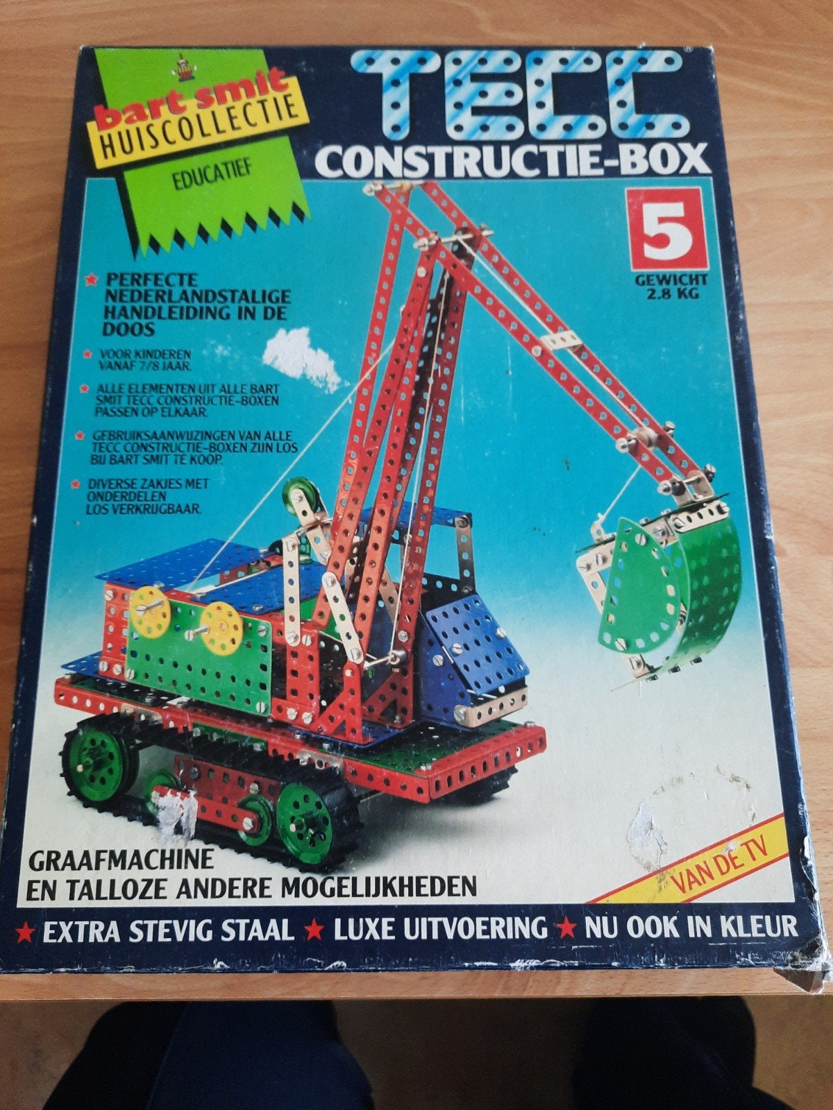 Tecc constructie box. nr. 5. Van metaal. Graafmachine., Ophalen, Gebruikt, Bouwen
