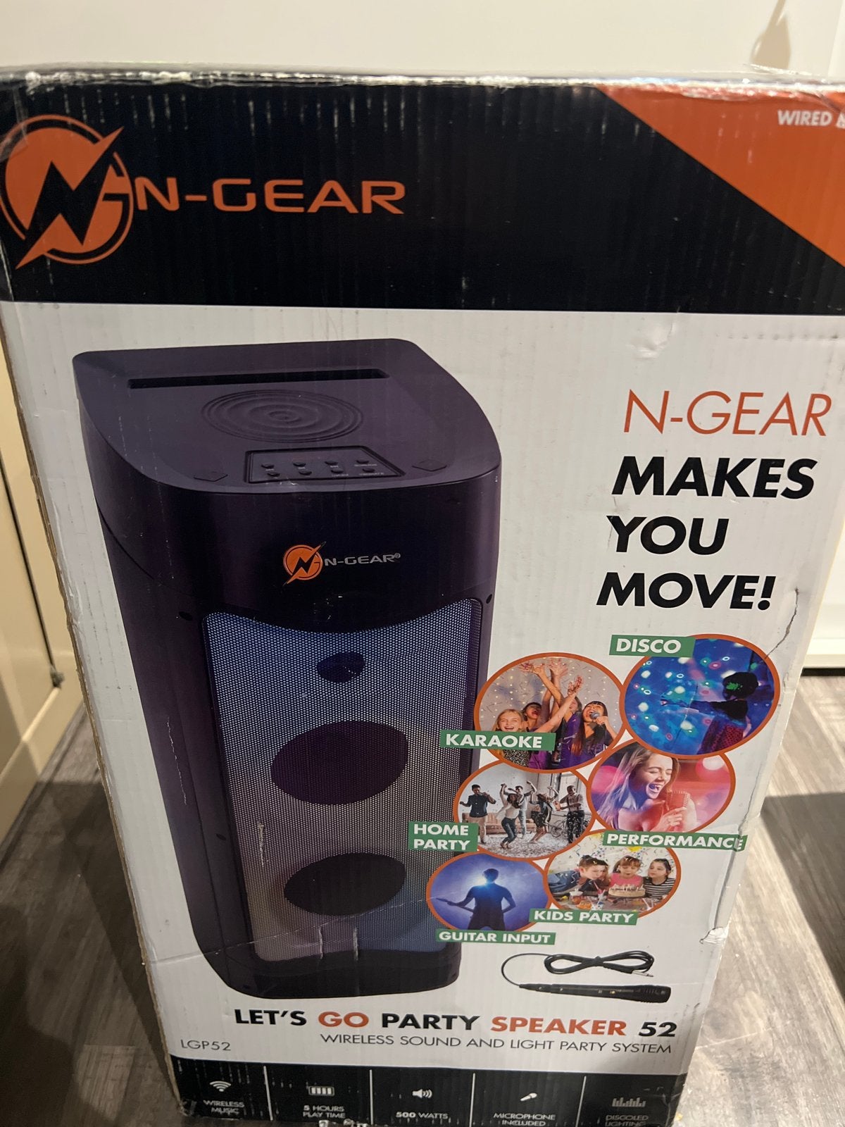 N-GEAR Let's Go Party Speaker 52 - Draadloos Party Systeem, Overige merken, N, N, Party speaker