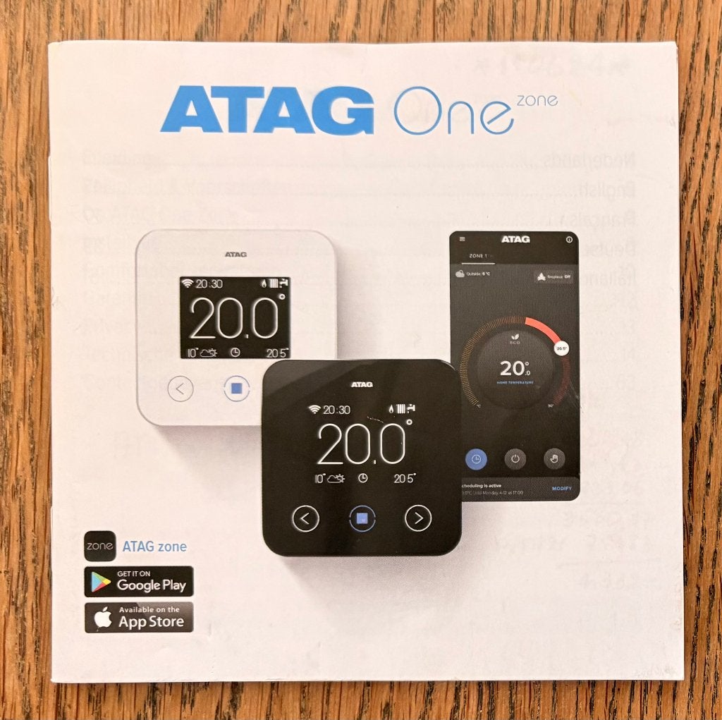 Atag One Zone thermostaat, Doe-het-zelf en Verbouw, Thermostaten, Ophalen, Slimme thermostaat, Gebruikt