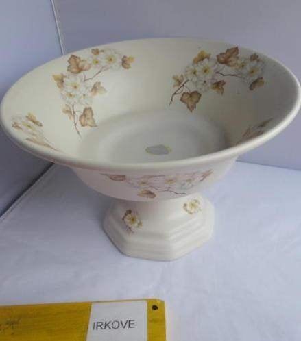VINTAGE FLORA GOUDA * FRUITSCHAAL TOPPER * Bloesem Decor *, Antiek en Kunst, Verzenden