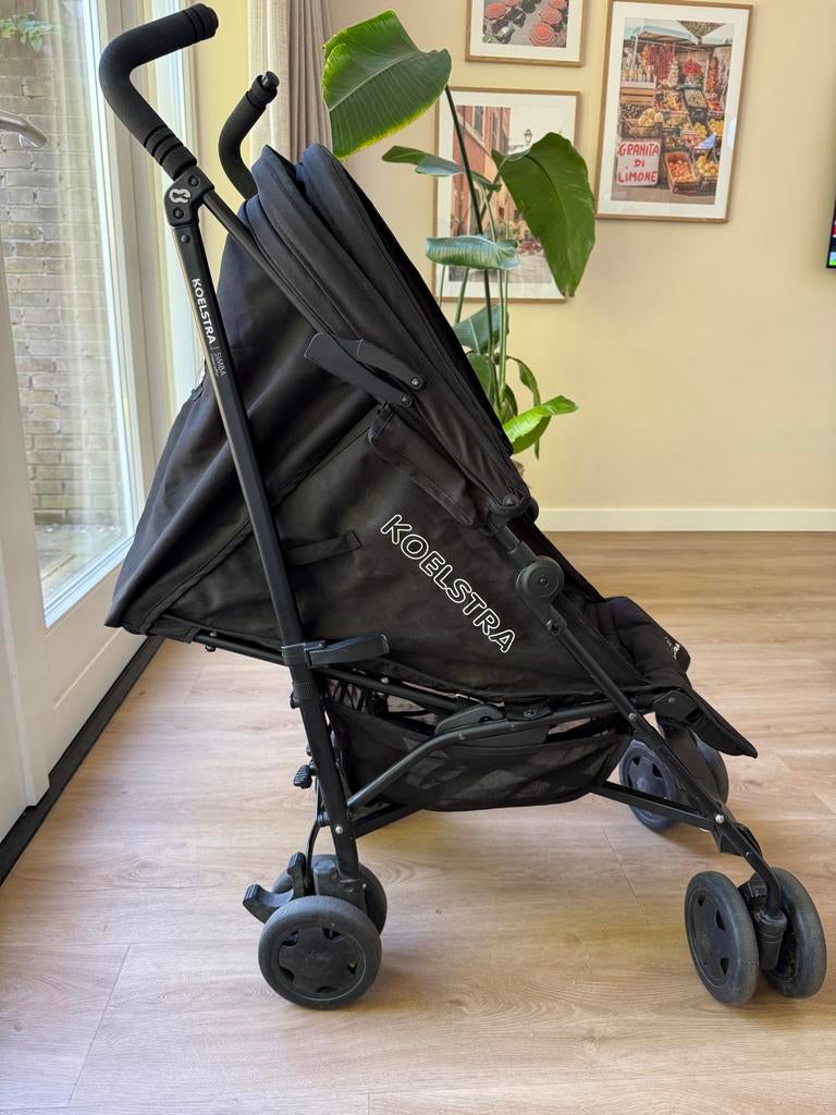 Koelstra buggy zwart met 3 standen, Kinderen en Baby's, Buggy's, Ophalen, Gebruikt, Koelstra, Verstelbare rugleuning