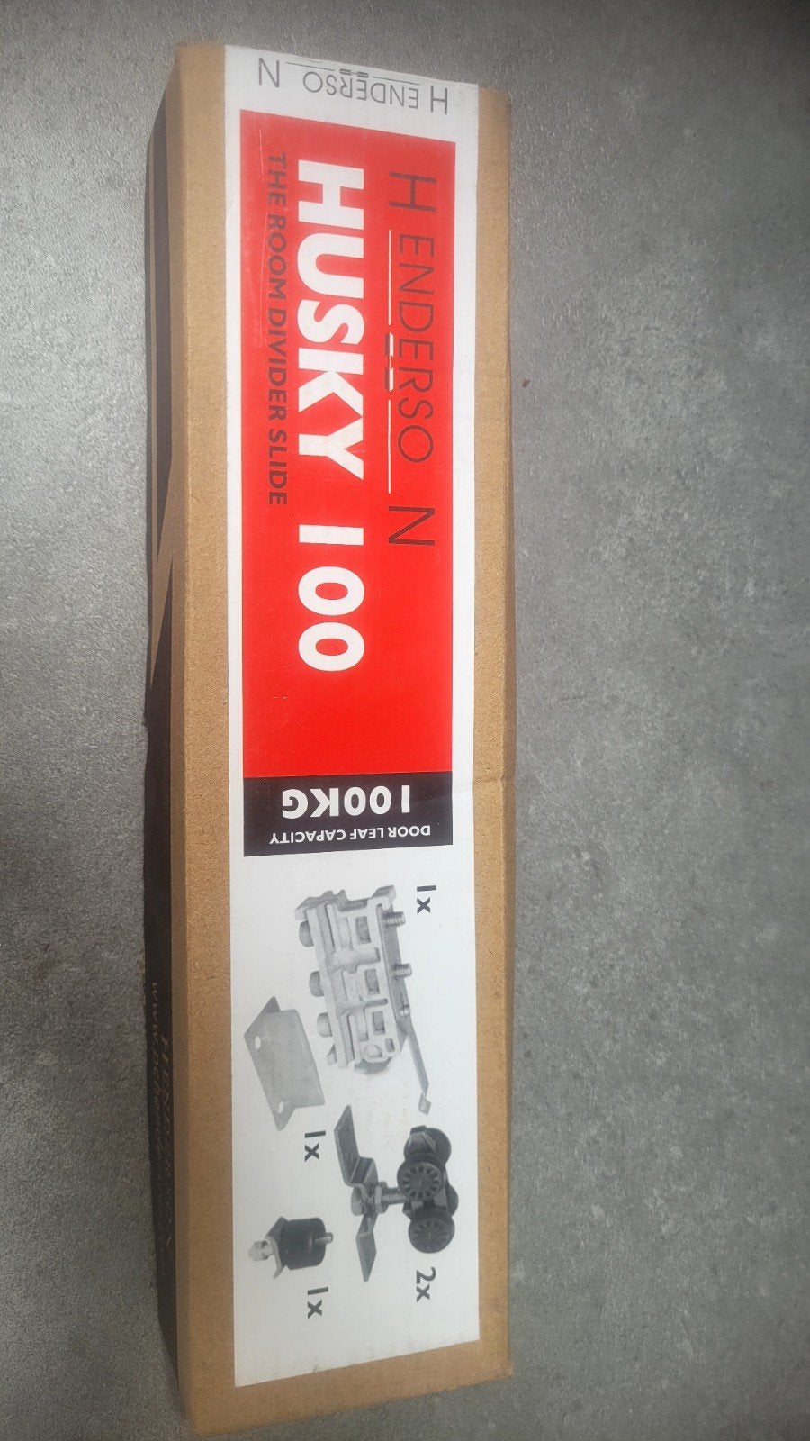 Husky 100 Room Divider Slide - Henderson, Ophalen, Nieuw, IJzer, Scharnier