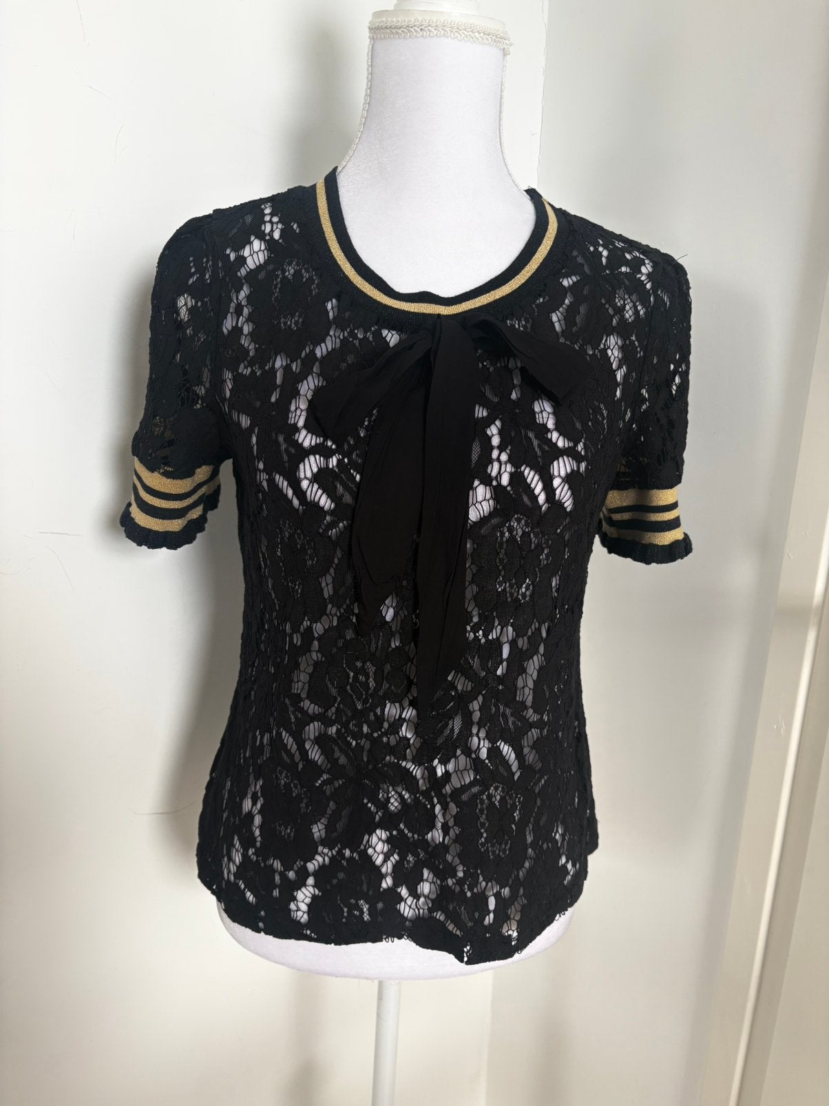Heel mooi Summum Woman shirt - maat S/36, Zwart, Ophalen of Verzenden, Zo goed als nieuw, Korte mouw