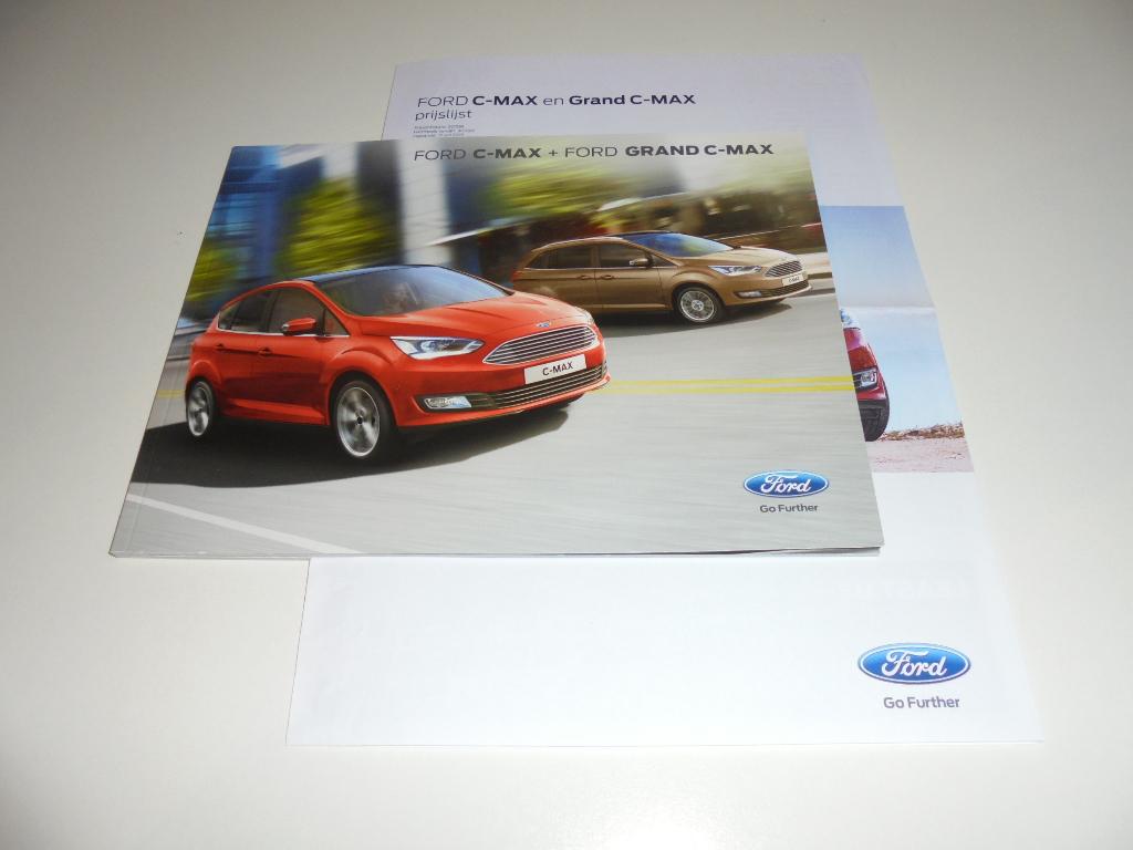 brochure Ford C-Max/Grand C-Max  2015, Ophalen of Verzenden, Nieuw, Ford