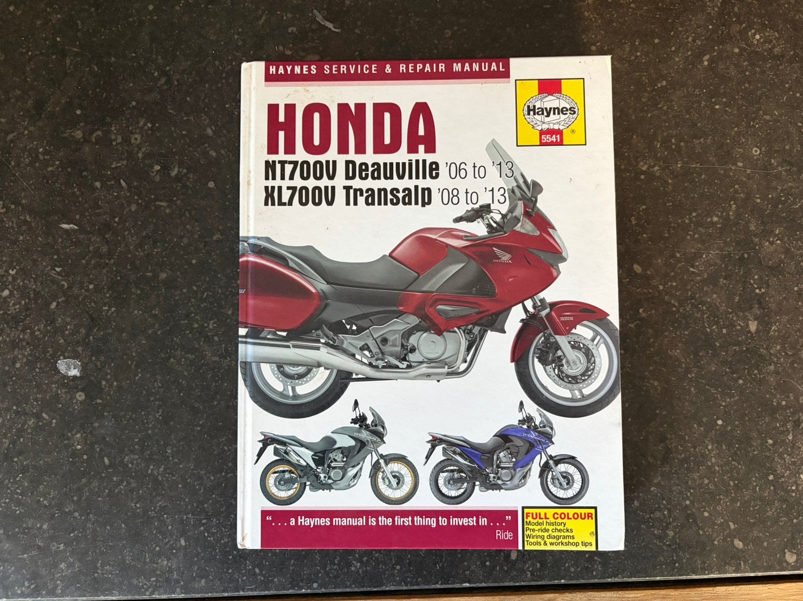 Haynes werkplaatshandboek Honda Transalp 700 & Deauville 700, Ophalen of Verzenden, Honda