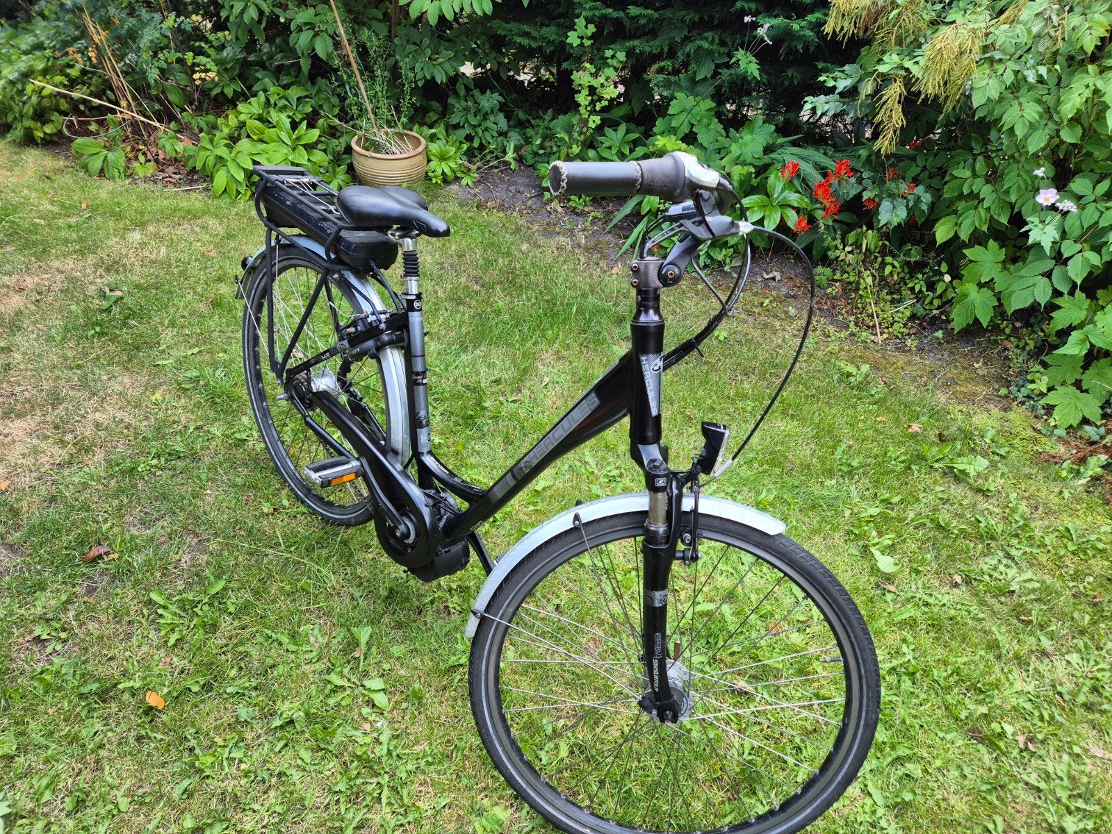 Elektrische fiets (Hercules), Gebruikt, 51 tot 55 cm, 30 tot 50 km per accu, Ophalen