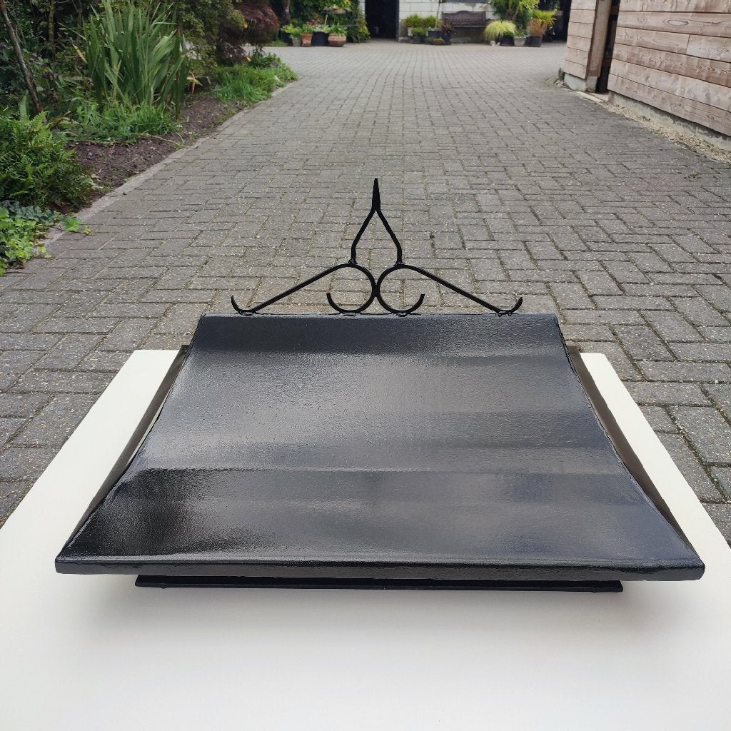 Mooie grote zwarte schoorsteenkap - Metalen uitvoering, Ophalen, Zo goed als nieuw