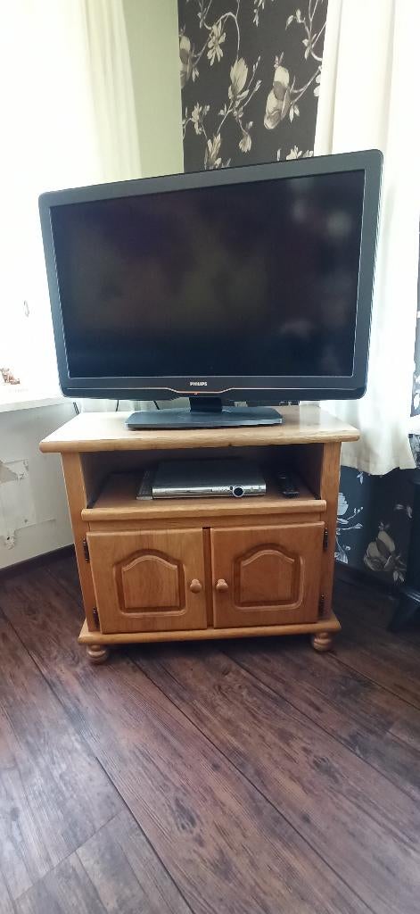 gratis licht eiken tv meubel, Ophalen, Gebruikt, Eikenhout, 50 tot 100 cm