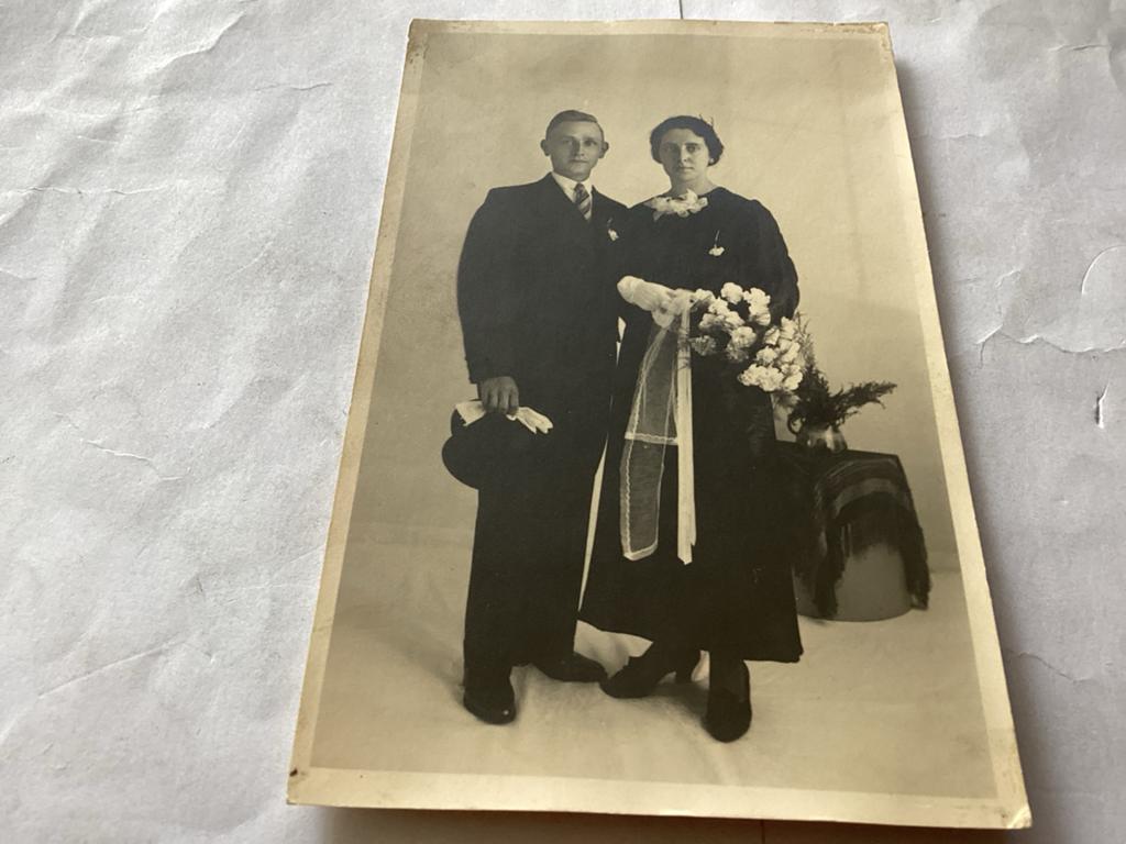 Maastricht Bruidspaar Coppenrath Ysselmonde, Foto, Ophalen of Verzenden, Zo goed als nieuw, Voor 1940